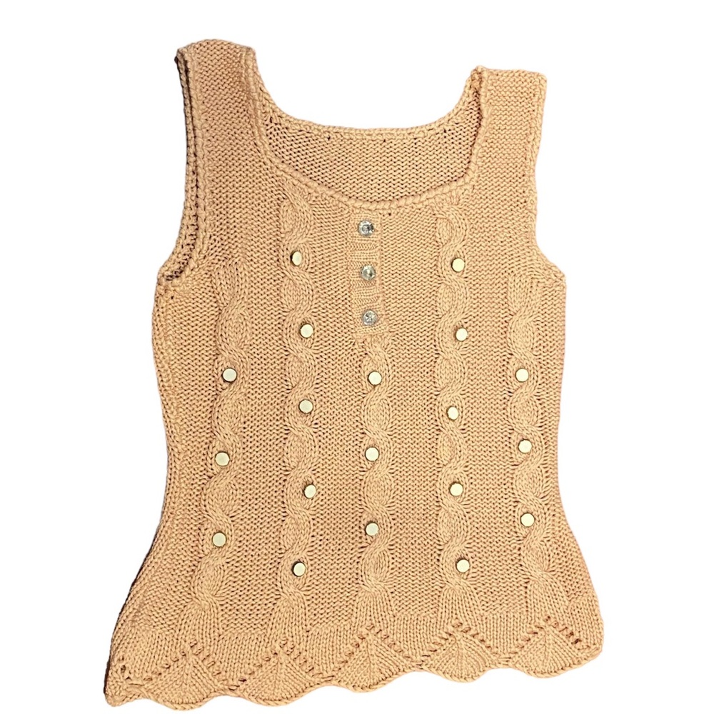 Women Top Light Orange Color Size S